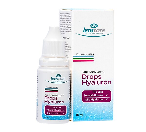 Lenscare Drops Hyaluronic 15ml