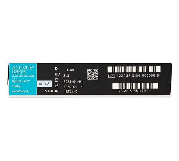 ACUVUE® OASYS 1-Day with HydraLuxe™ Technology 90